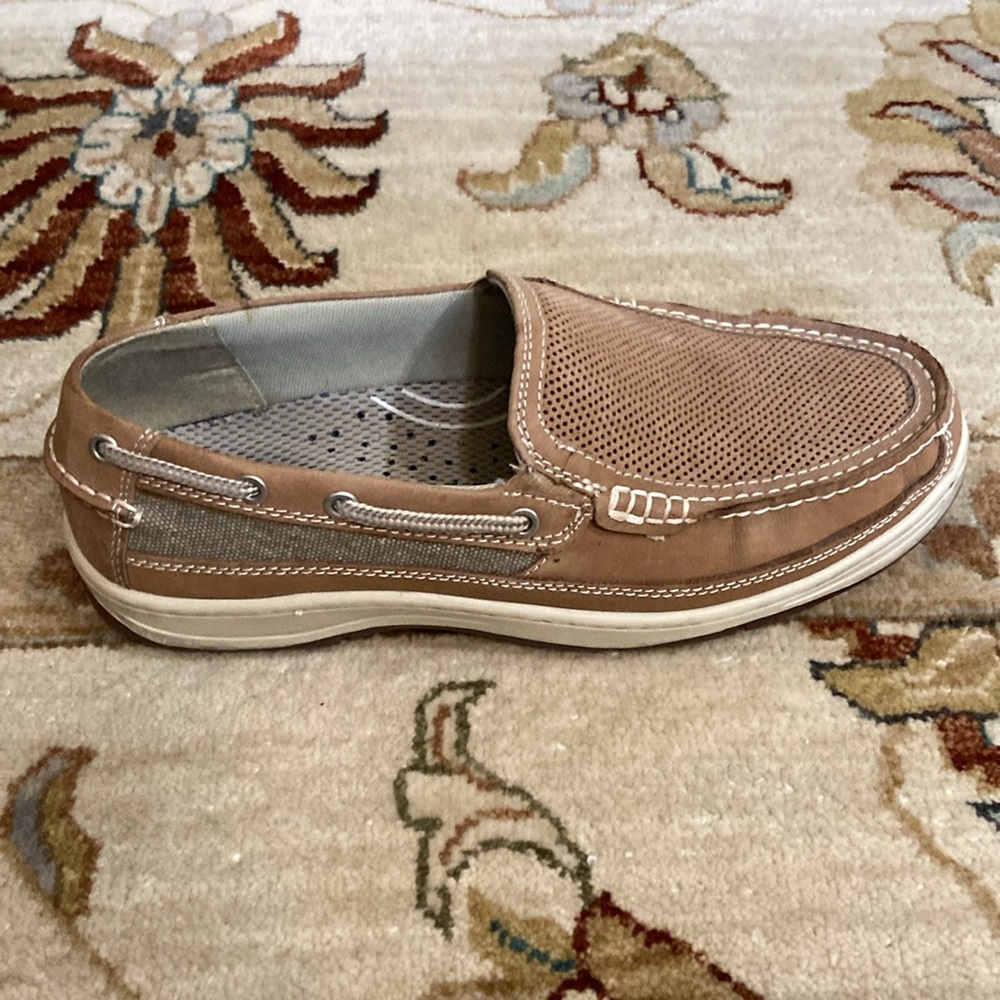 ⬇️PRICE DROP ⬇️G H Bass Pride boat shoes in tan leather upper - Picture 9 of 12